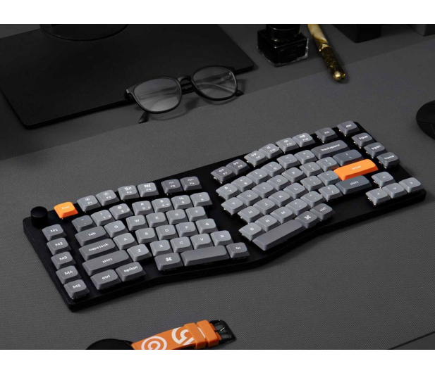Keychron K15 Max H1 UltraSlim Low Profile Gateron Red Ergonomic RGB - 1507479 - zdjęcie 5